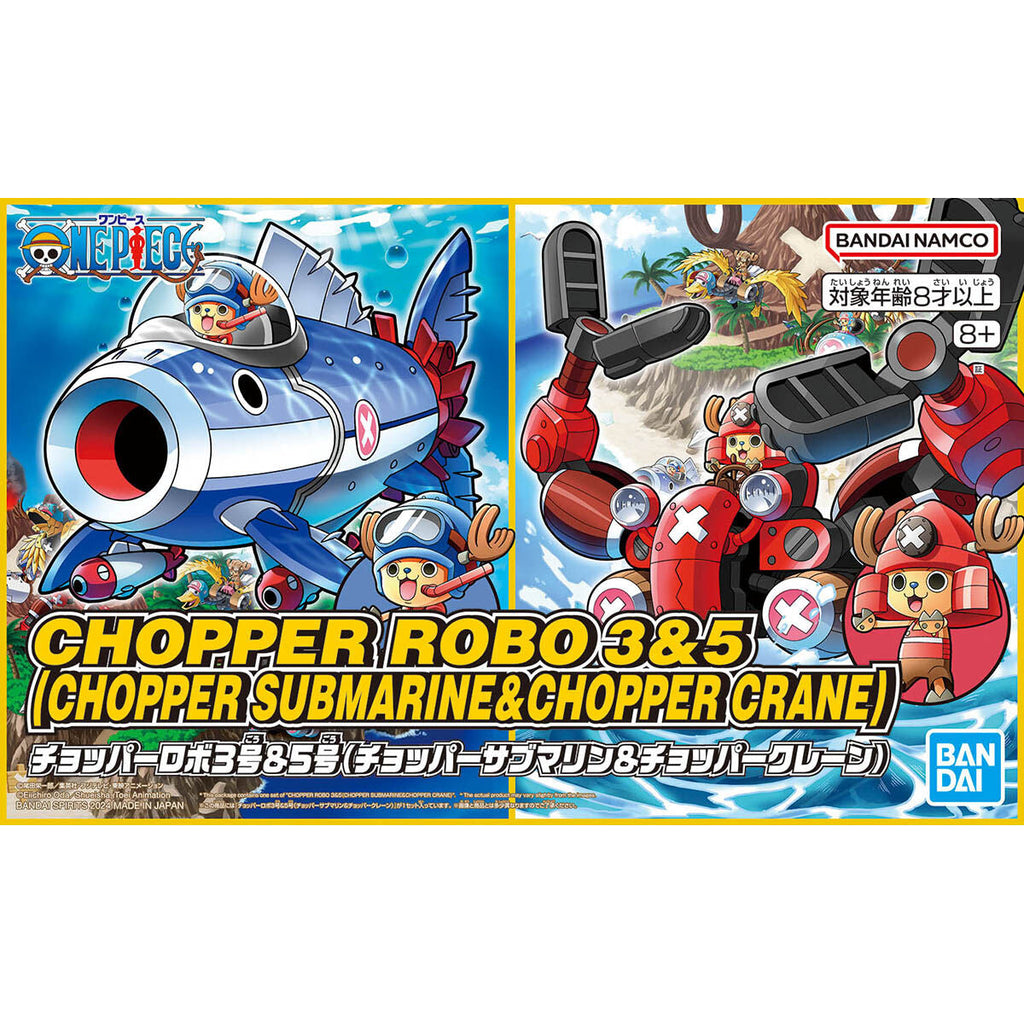 CHOPPER ROBO 3&5 (CHOPPER SUBMARINE & CHOPPER CRANE)