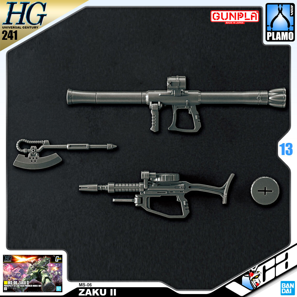 【🔵𝐁𝐀𝐂𝐊𝐎𝐑𝐃𝐄𝐑 DELAYED JUN-2026】 HG-UC MS-06 ZAKU II (2021)