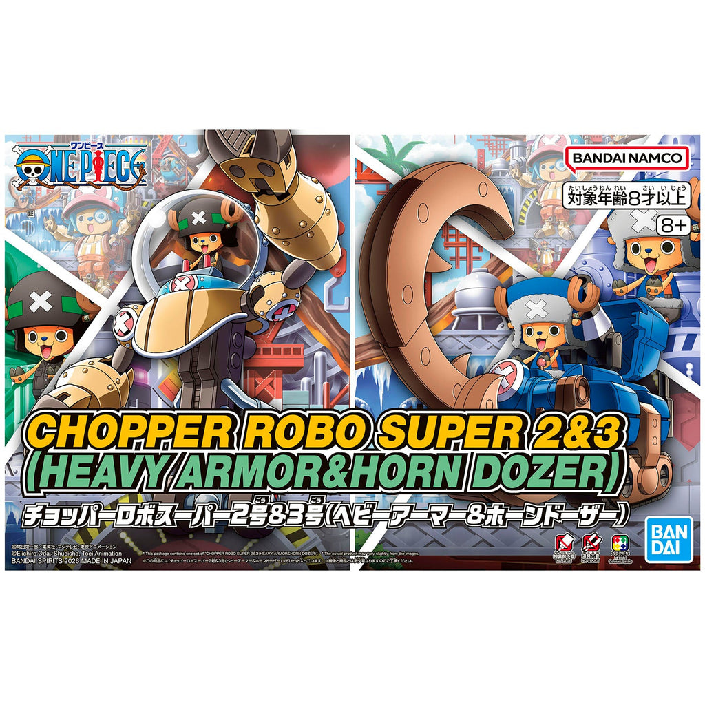 Chopper Robo Super 2 & 3 (Heavy Armor & Horn Dozer)