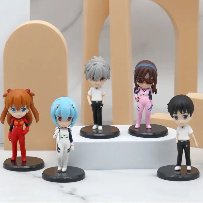5pcs EVA Ayanami Rei Action Figure