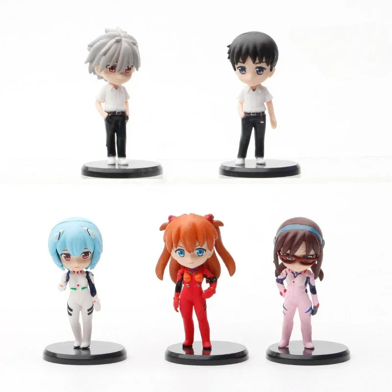 5pcs EVA Ayanami Rei Action Figure